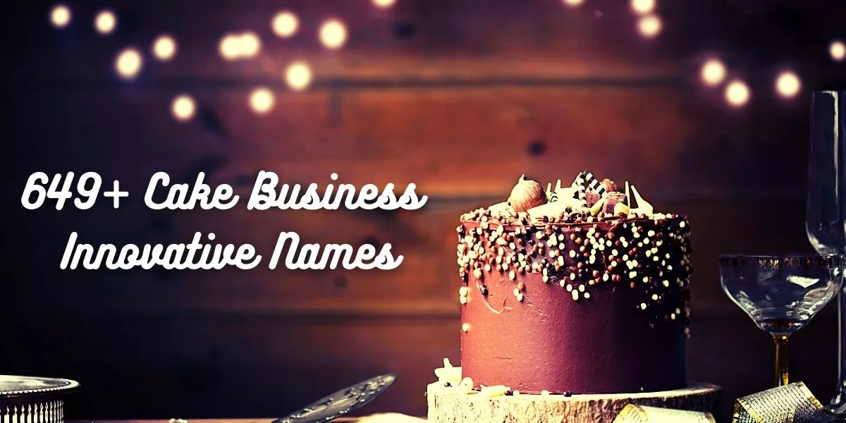 Cake Business Innovative Names