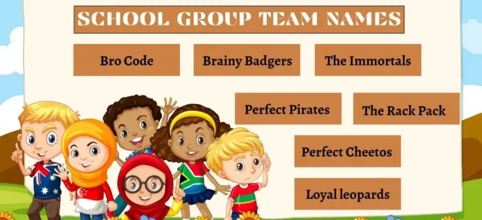 school group team names