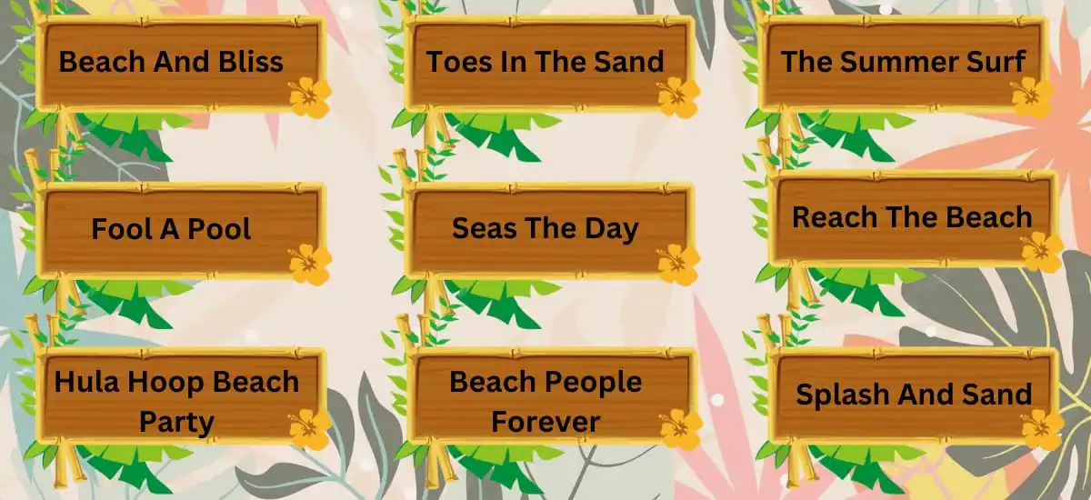Tropical Party Names