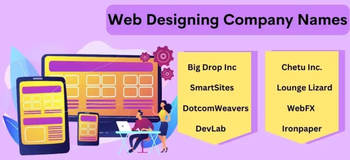 Web Designing Company Names